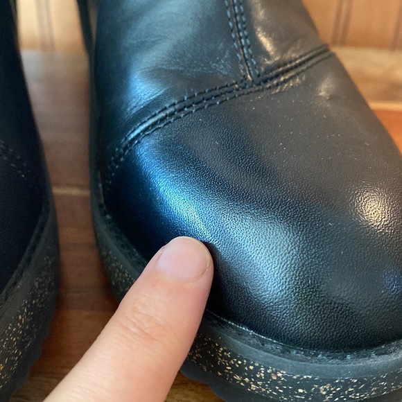 Aetrex Dawn Wedge Boot Chelsea platform size 8.5 avant-garde modern comfort - Picture 4 of 10